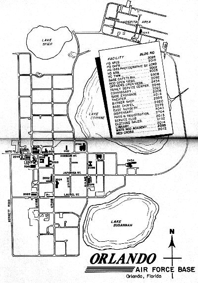 map of Orlando AFB